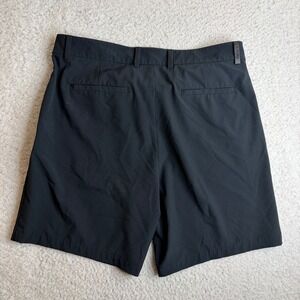 G/FORE Mens Golf Shorts Black Maverick Performance Flat Front golf Size 35